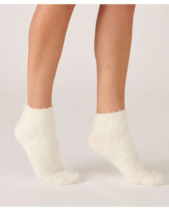 Mi-chaussettes de lit réversibles Thermolactyl.