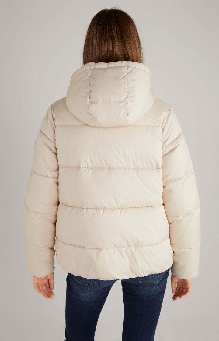 Oversized-Steppjacke in Offwhite