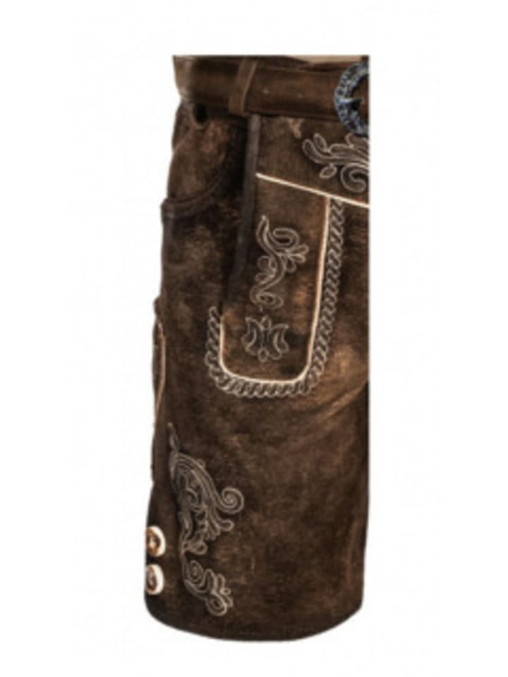 Nübler Trachtenhose für Herren in braun in braun günstig kaufen 128