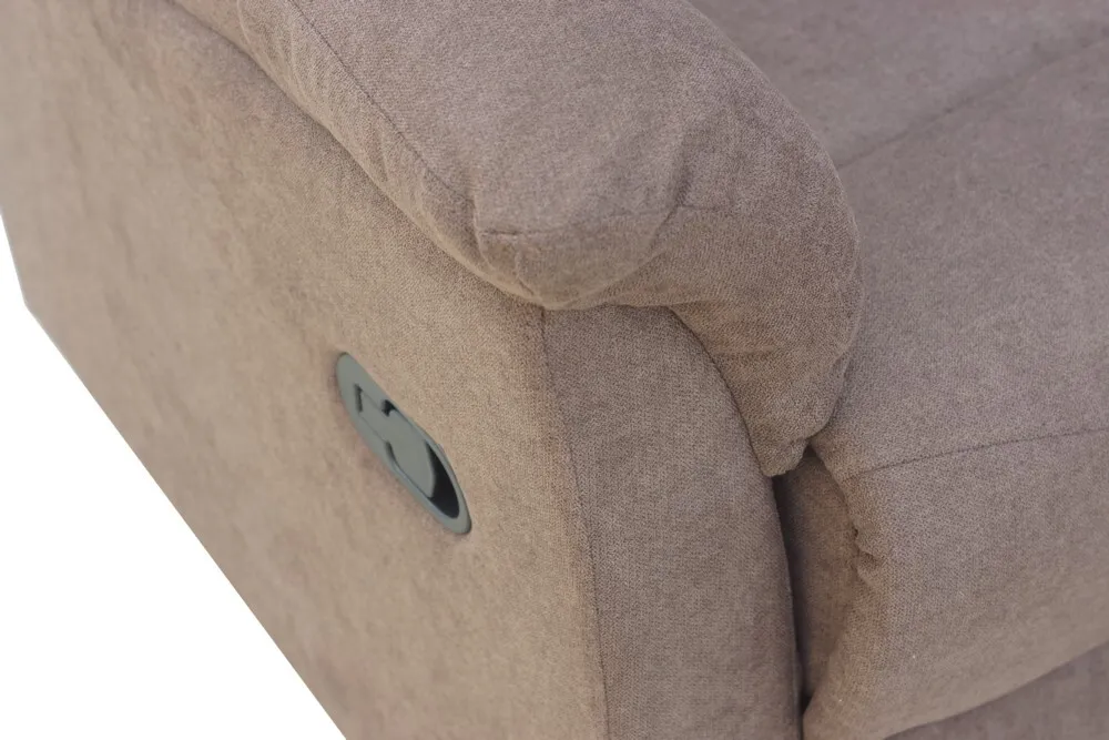 Happy Home Relaxsofa-Set 3tlg. mit 5 Relaxfunktionen - Braun