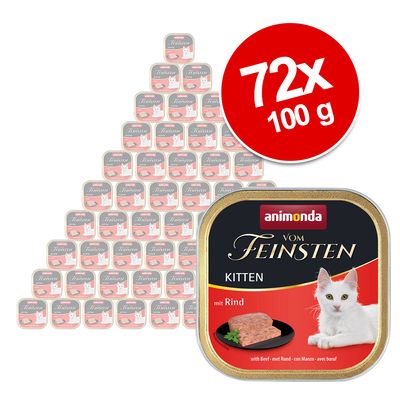 Sparpaket Animonda vom Feinsten Kitten 72 x 100 g
