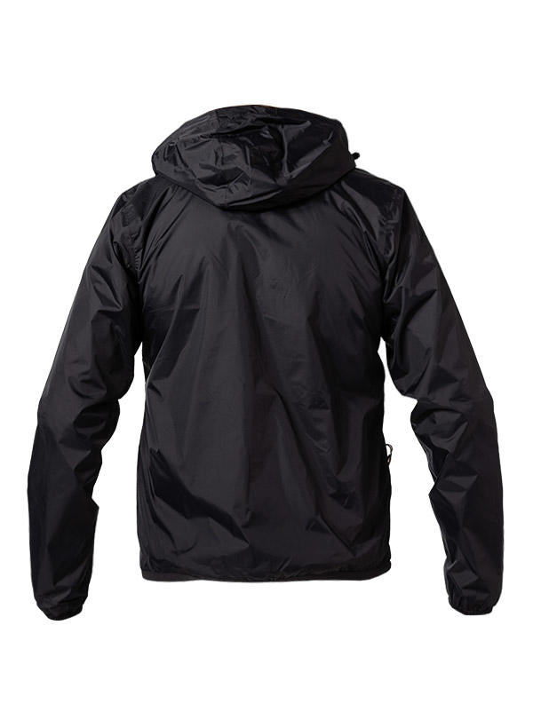 K-WAY, Regenjacke, Regular Fit, Mikrofaser wasserabweisend, schwarz