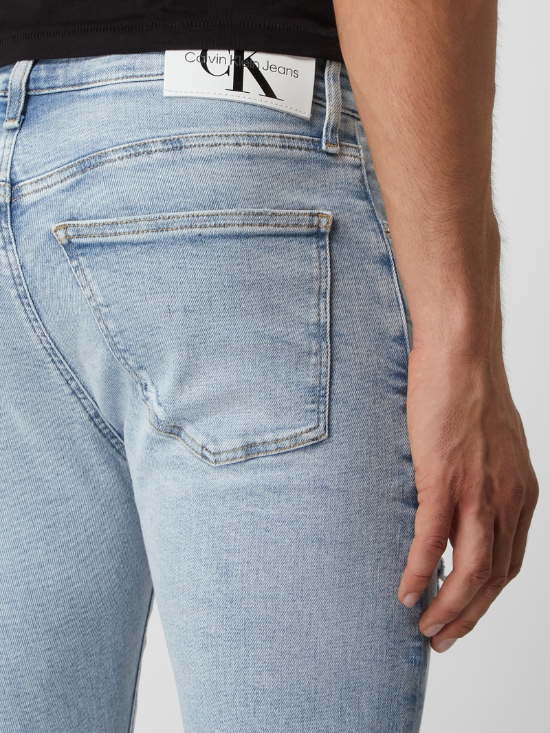 Skinny Fit Jeans mit Stretch-Anteil  in hellblau