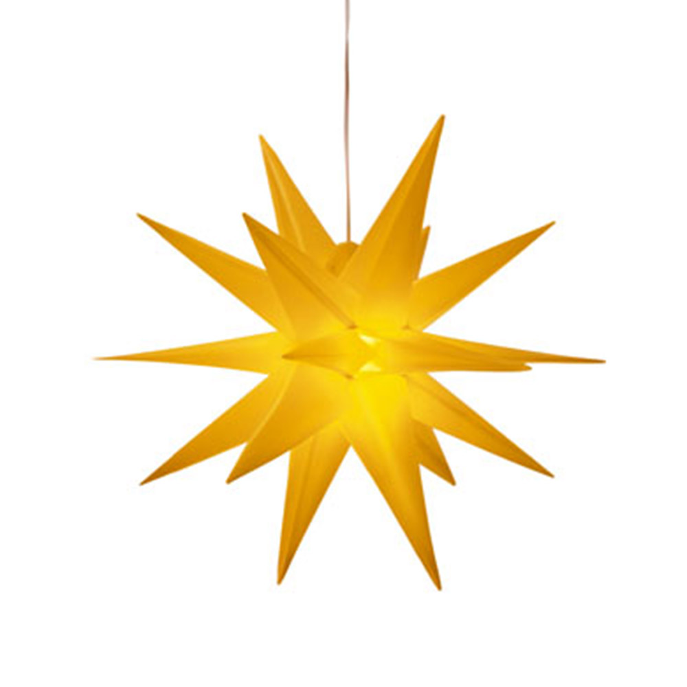 I-Glow LED 3D-Leuchtstern - Gelb