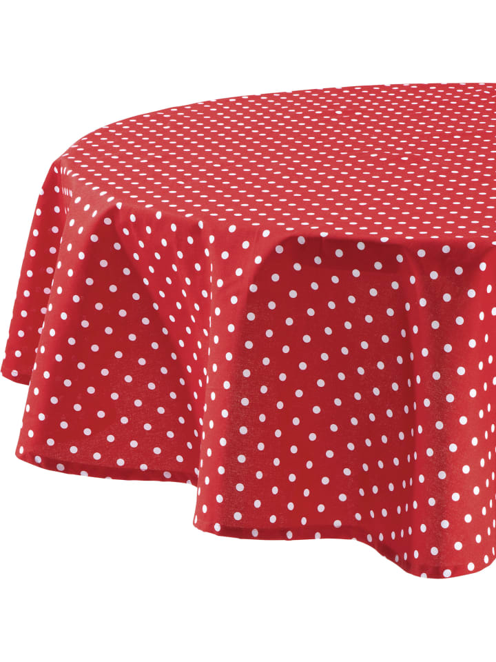 REDBEST Tischdecke Orlando in rot günstig kaufen rund: 160 cm Ø