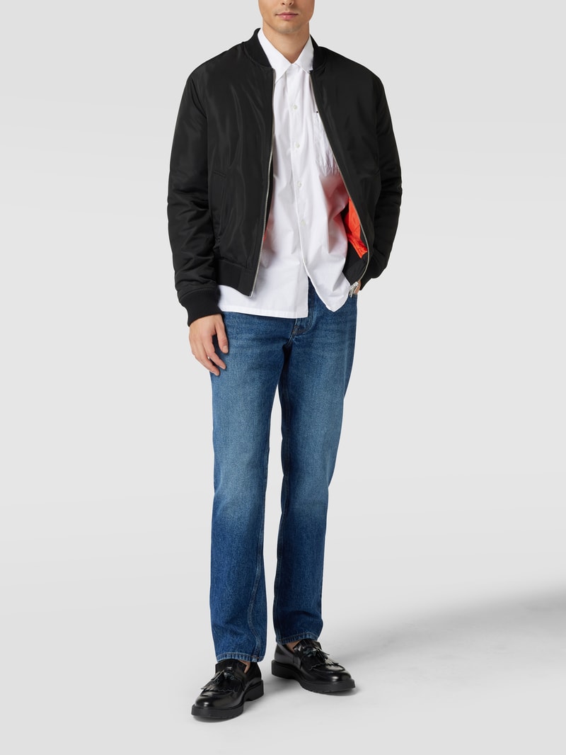 String mit Label-Detail Modell 'LASER' in dunkelblau