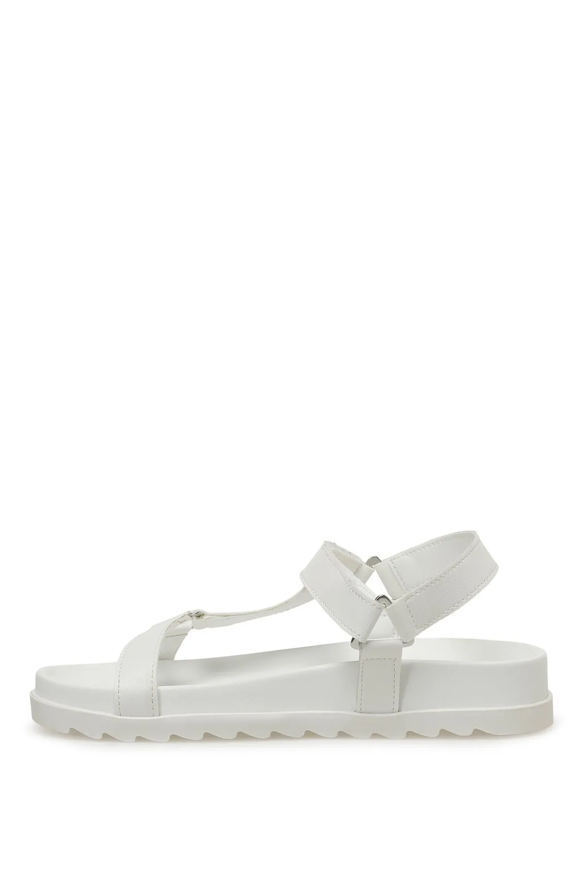 Nine West  RESTE 3FX Weiße Damen-Sandalen mit dicker Sohle
