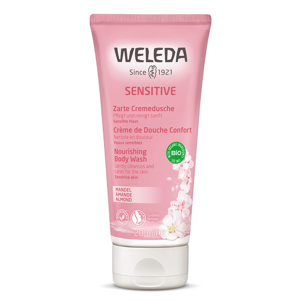 WELEDA Crème de Douche Confort à l'Amande - 200 ml Hygiène