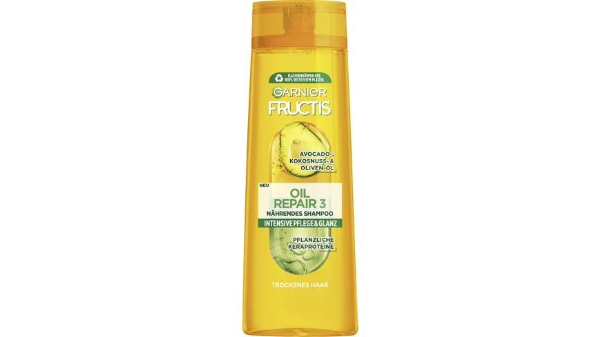 Garnier Fructis Shampoo Oil Repair 3 Olive Avocado Shea 300 ml