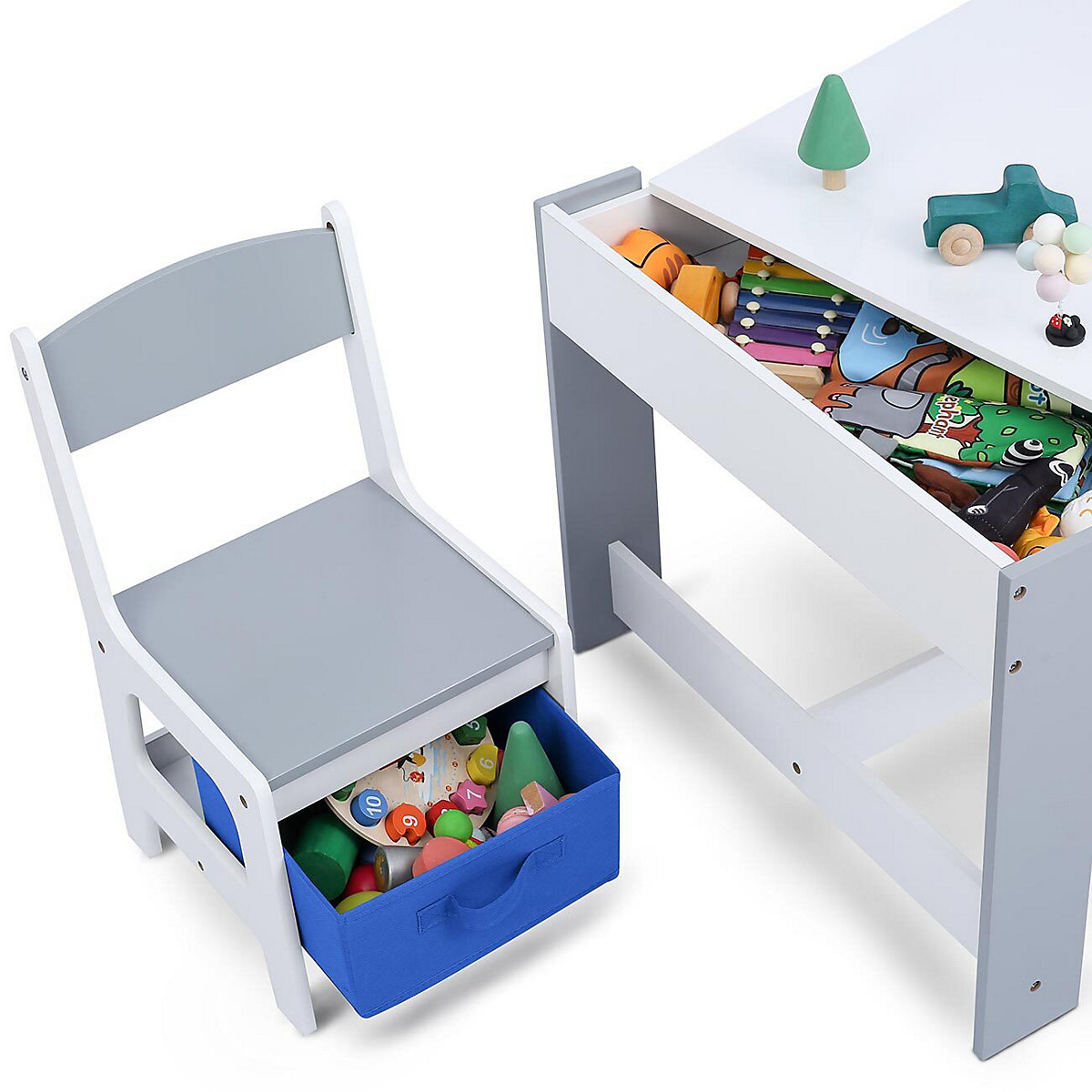 Kindersitzgruppe mit Tisch und 2 Stühlen - Maurice