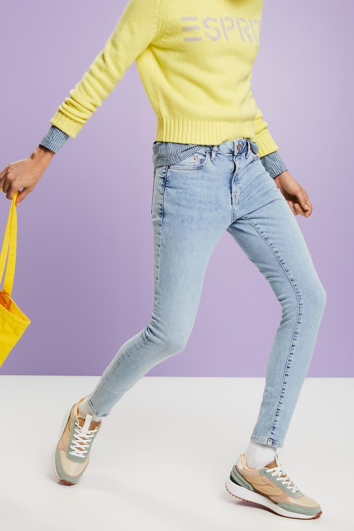 Skinny Jeans mit mittlerer Bundhöhe