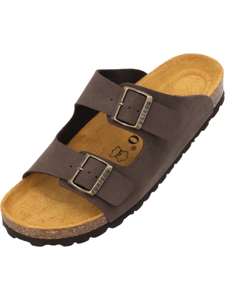 palado Pantoletten in brown/bronze/black/brown günstig kaufen
