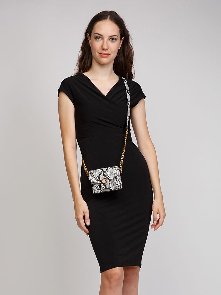 Guess Umhängetasche in Grau/ Schwarz - (B)14 x (H)11 x (T)4 cm günstig kaufen onesize