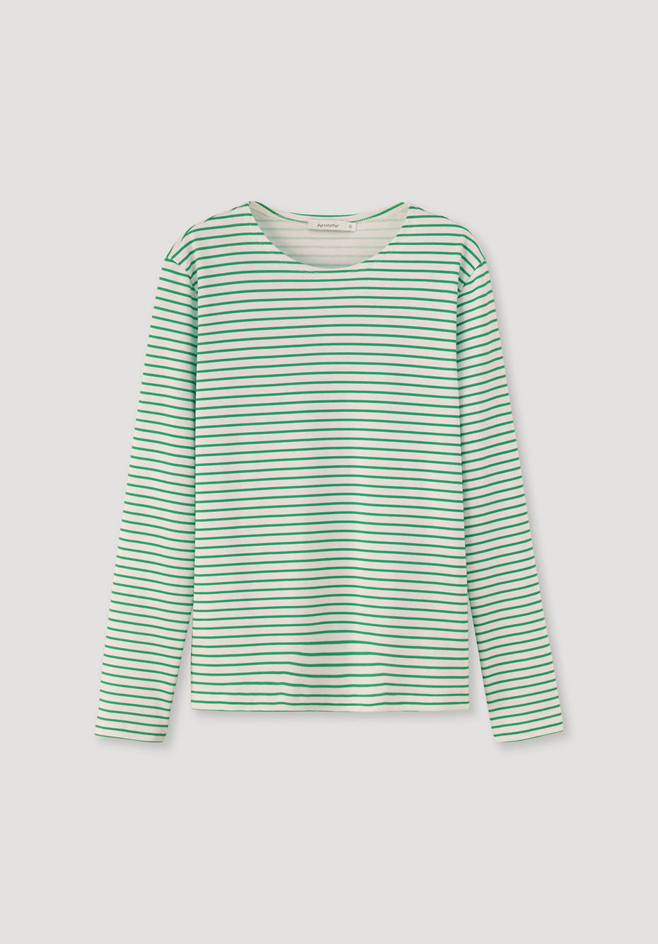 Langarm-Ringelshirt aus reiner Bio-Baumwolle