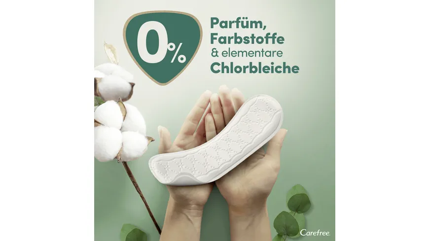 Carefree Slipeinlagen Organic Cotton Long