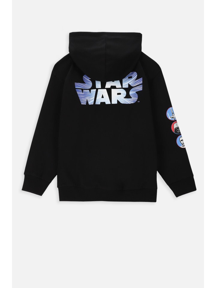 Coccodrillo Sweatshirt mit Reißverschluss in schwarz günstig kaufen