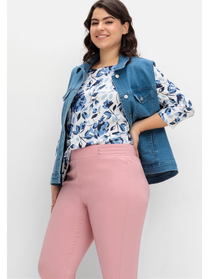 sheego Bengalin-Schlupfhose in rosé günstig kaufen