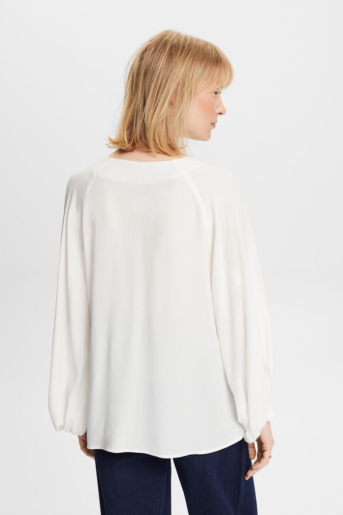 Bluse mit V-Ausschnitt