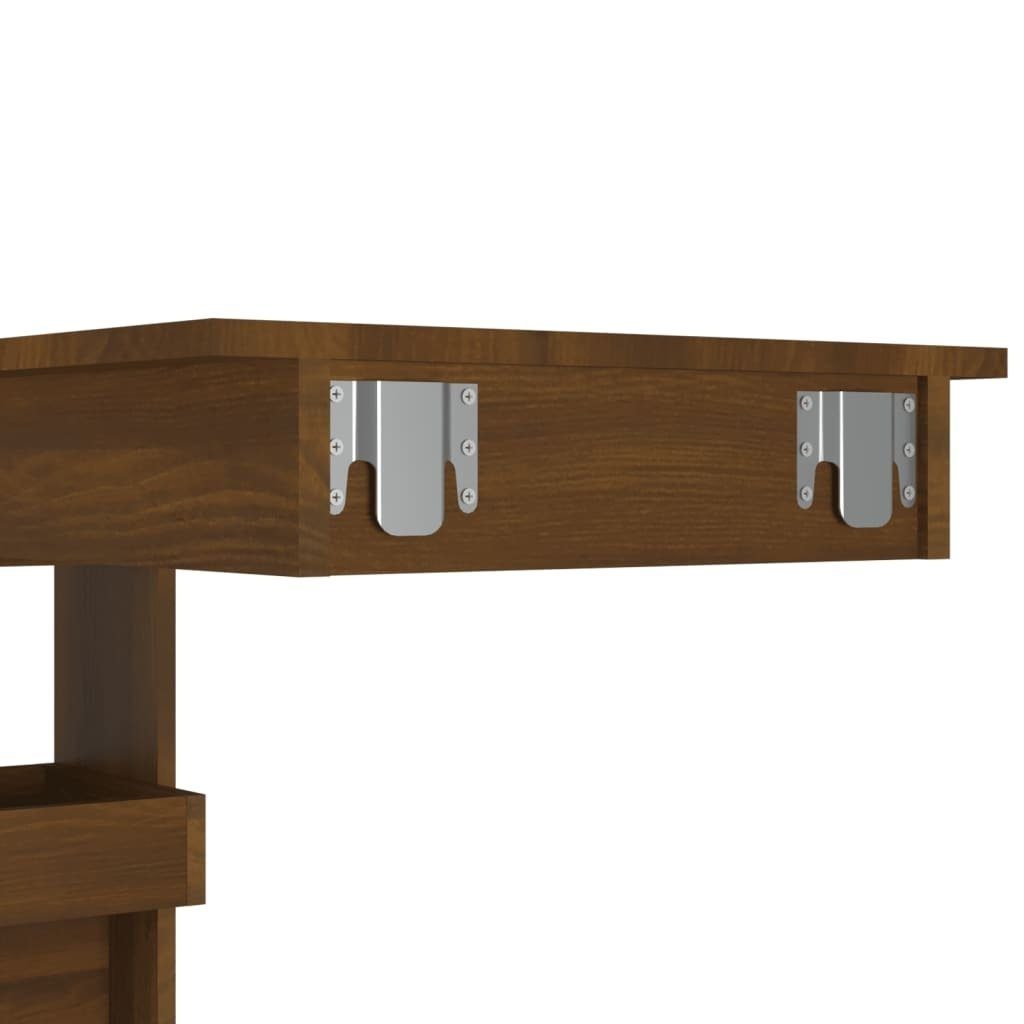 möbelando Tresentisch 3013730 (LxBxH: 45x102x103,5 cm), aus Holzwerkstoff in Braune Eichen-Optik