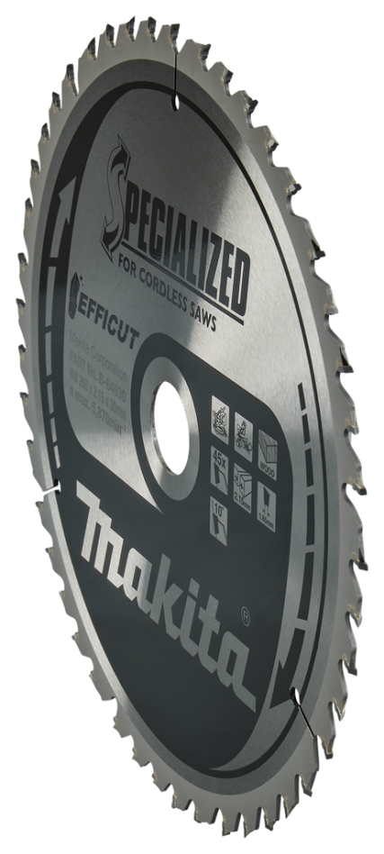 Brzeszczot do piły tarczowej Makita Accessories B-64630 HM Specialized 260 x 30 x 45T
