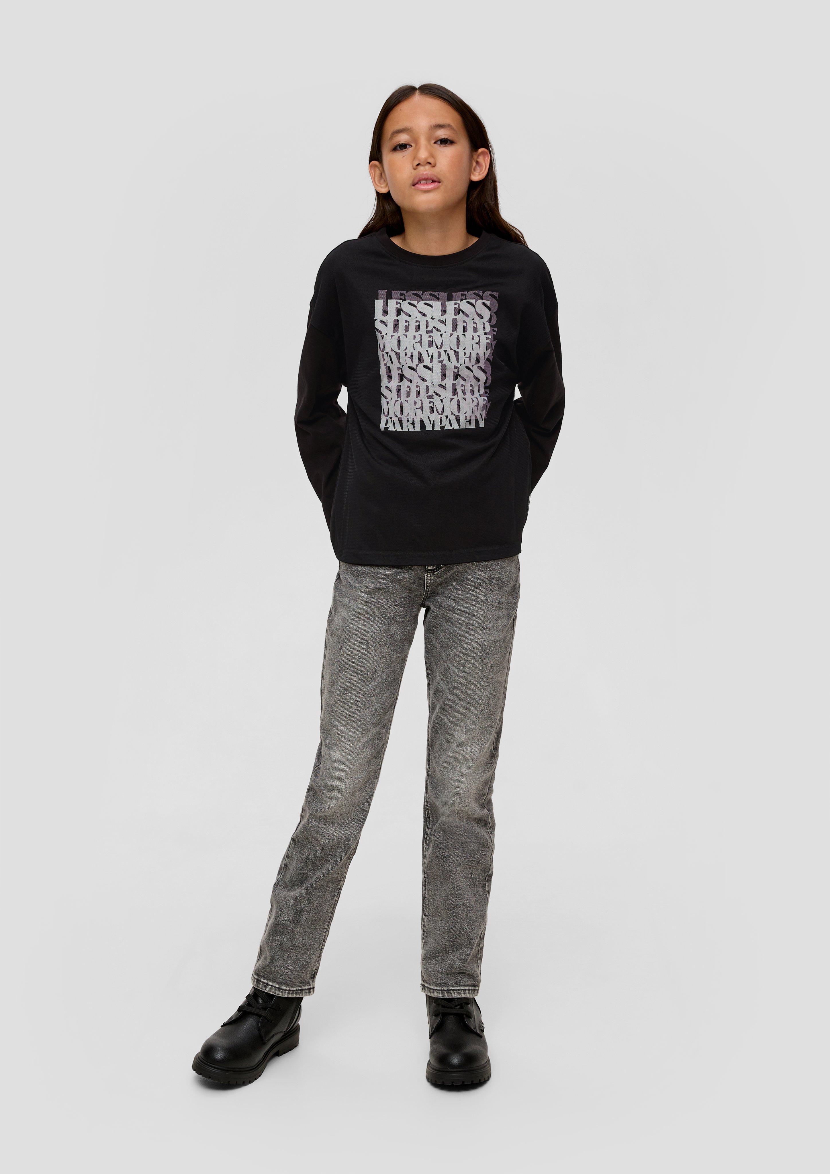 Longsleeve mit Front-Layering  2137286-9999