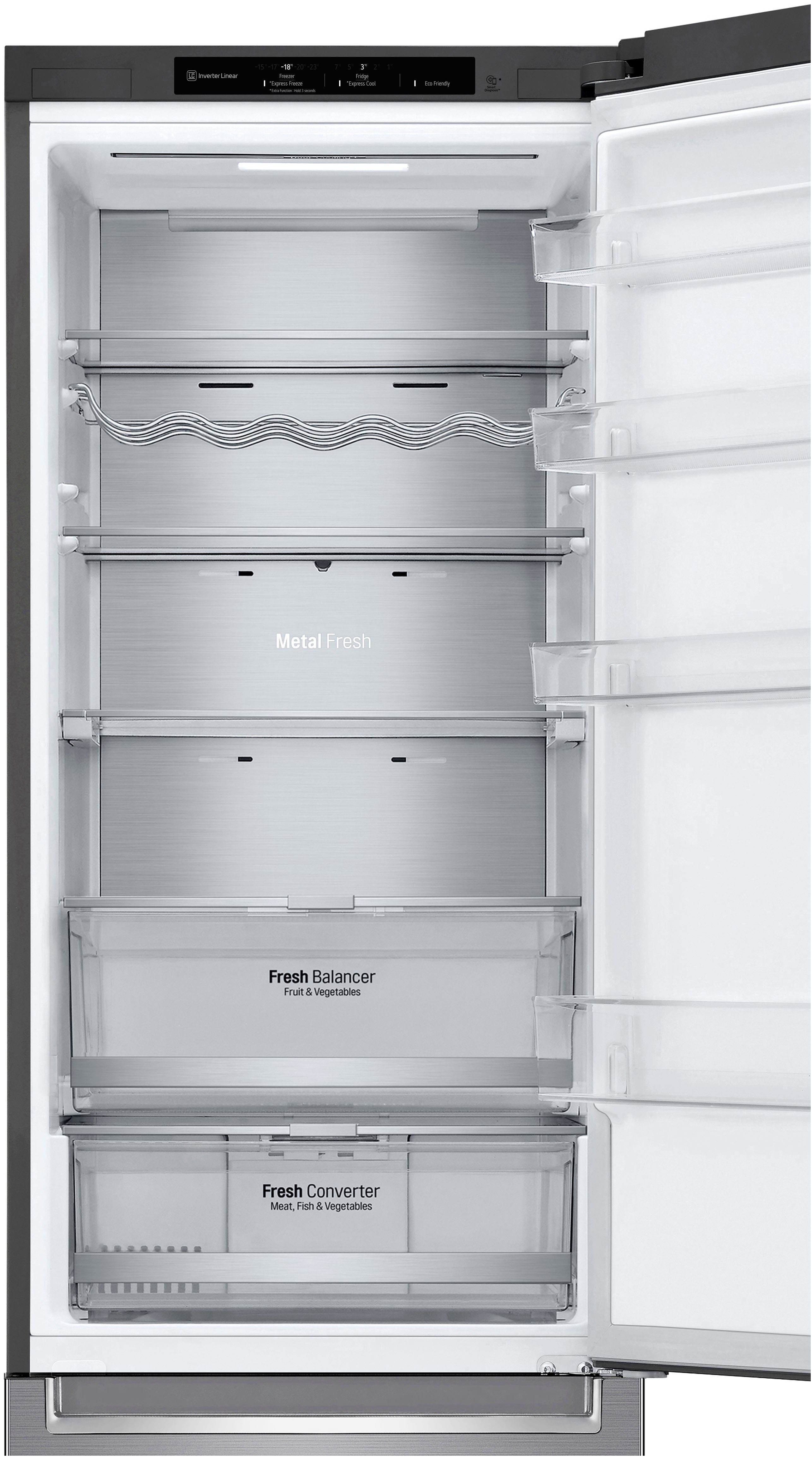 LG Kühl-/Gefrierkombination GBB72PZECN1, 203 cm hoch, 59,5 cm breit
