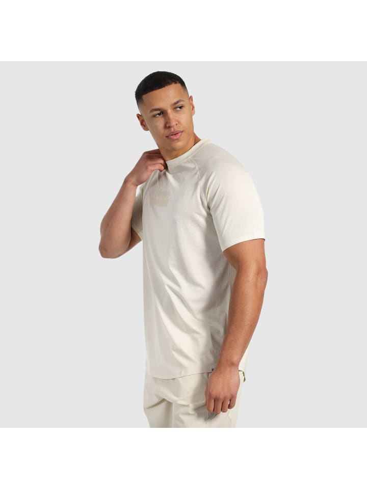 SMILODOX T-Shirt Powerfit Triple in Creme günstig kaufen