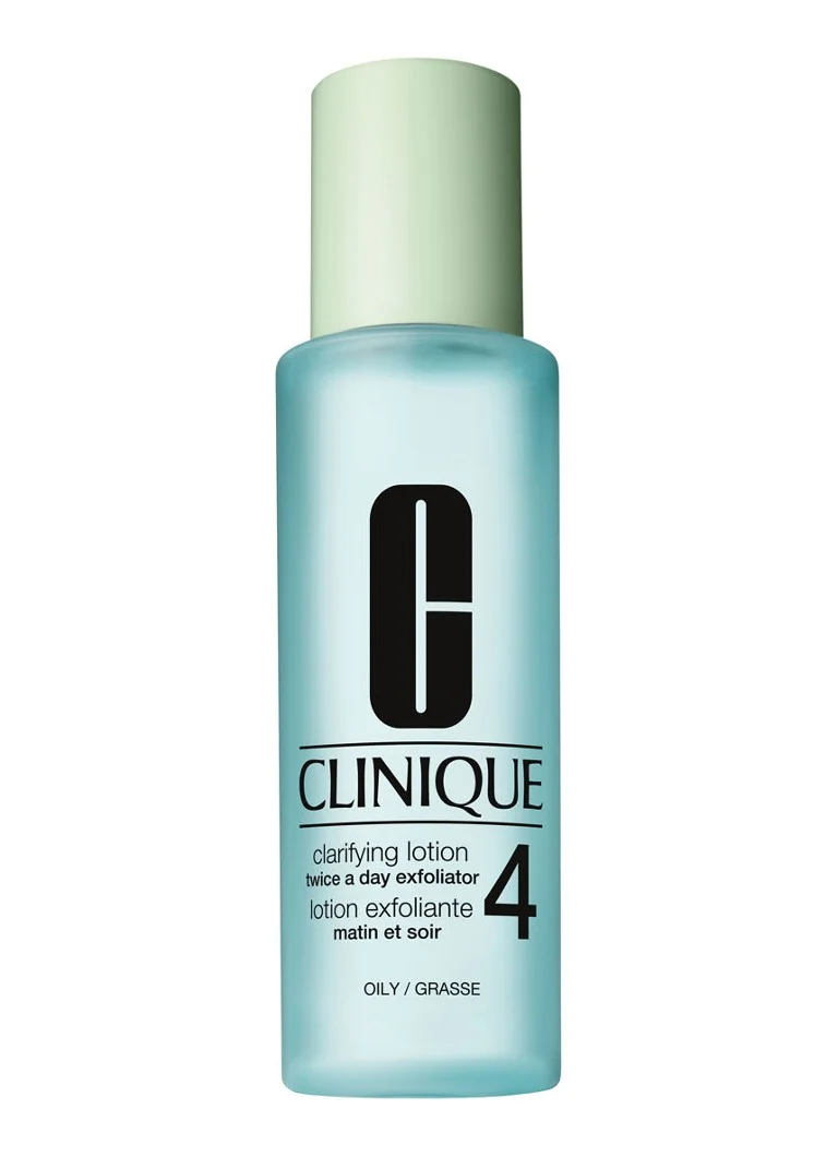 CLINIQUE 2. solis: pīlings — attīrošs losjons 4. tipa — taukainai ādai/aknei — sejas losjons