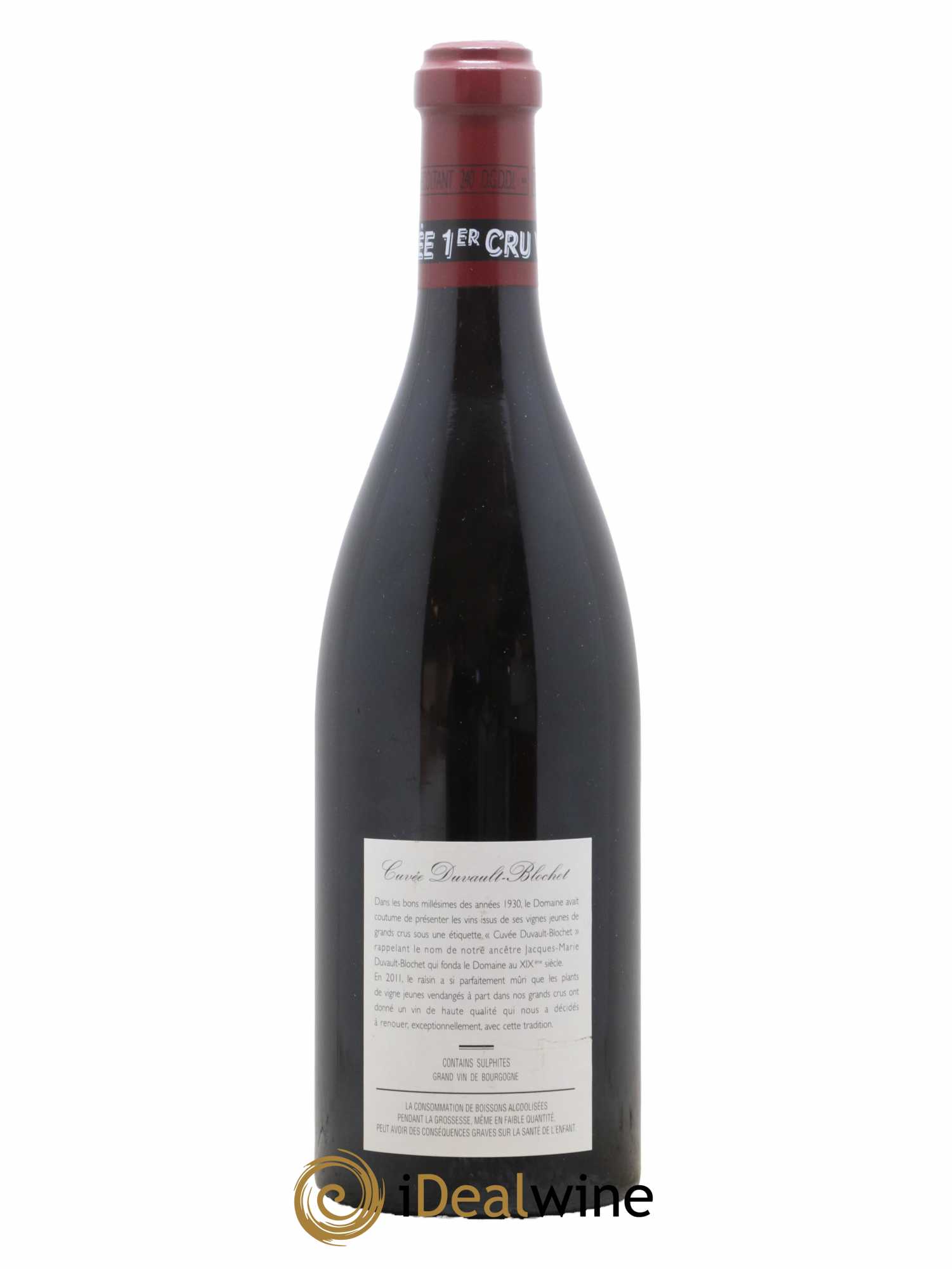 Vosne-Romanée 1er Cru Cuvée Duvault Blochet Domaine de la Romanée-Conti  2011 - Lot de 1 Bouteille