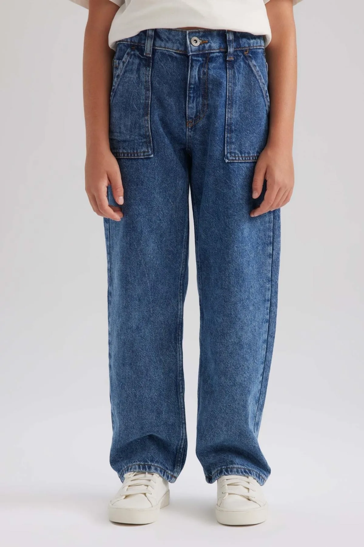 DeFacto  Jeanshose mit weitem Bein für Jungen