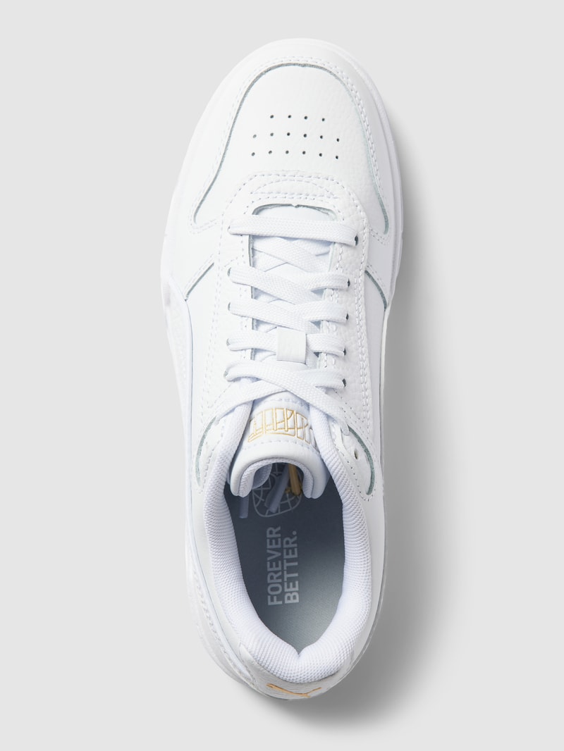 Sneaker mit Label-Detail in weiß