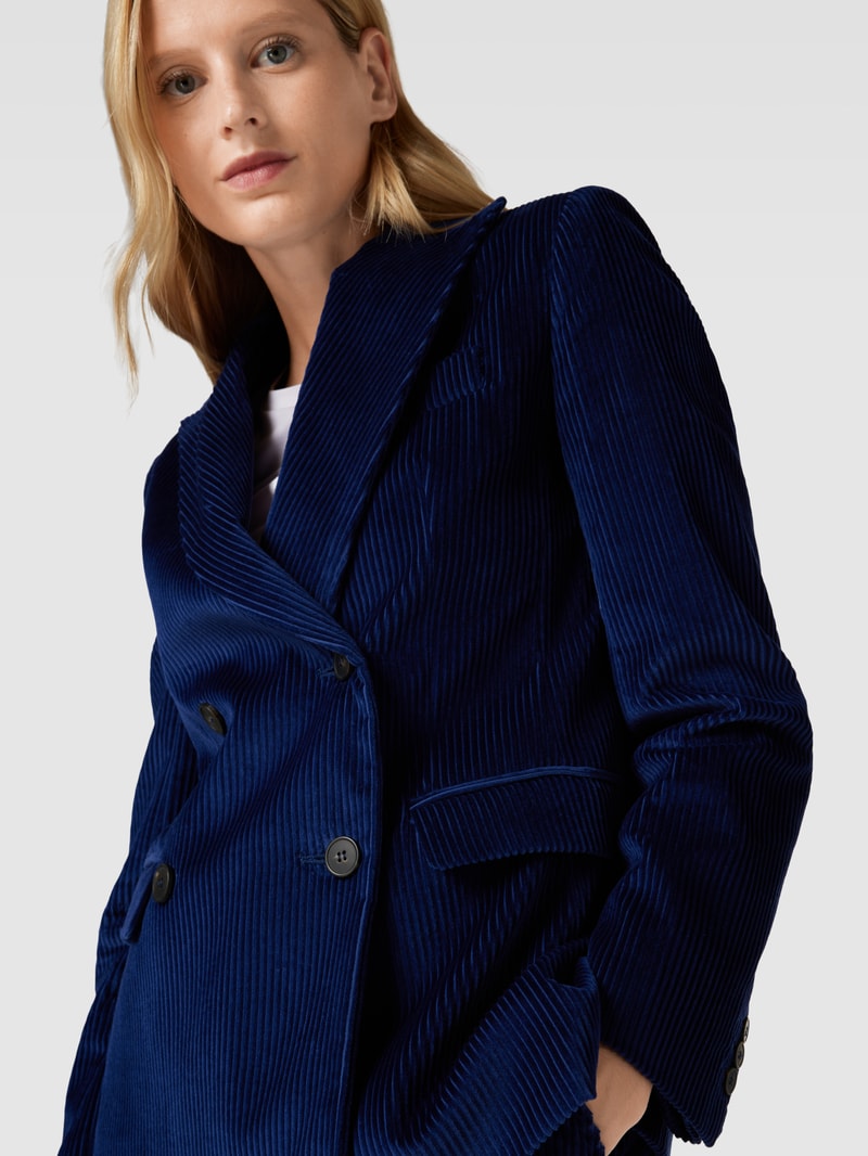 Blazer in Cord-Optik Modell 'KATANGA' in blau