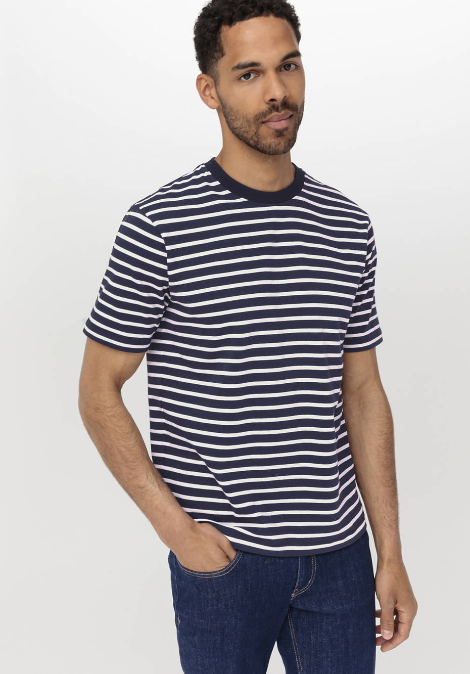 Streifenshirt Relaxed aus reiner Bio-Baumwolle