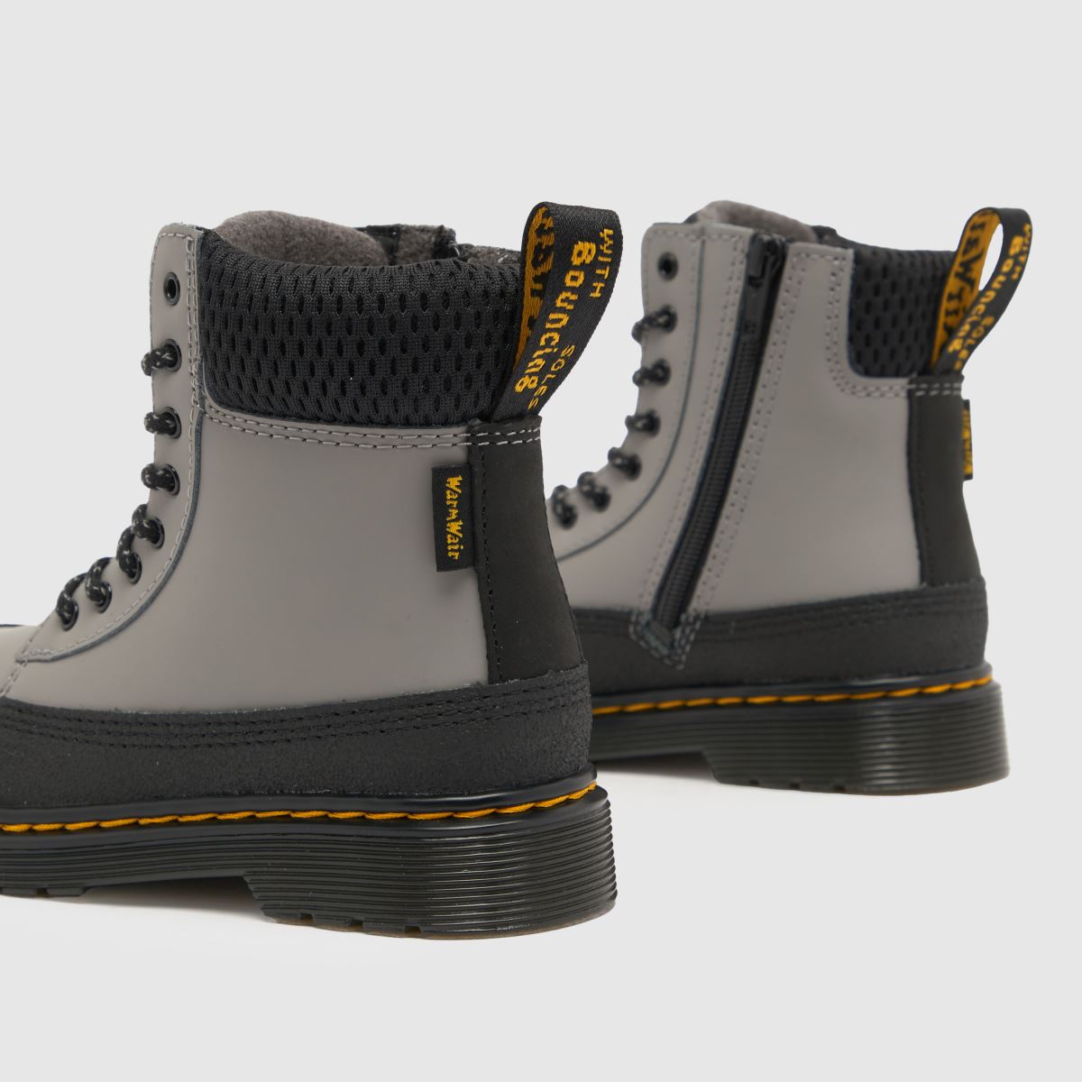 Dr. Martens világosszürke 1460-as galléros kisgyermek csizma