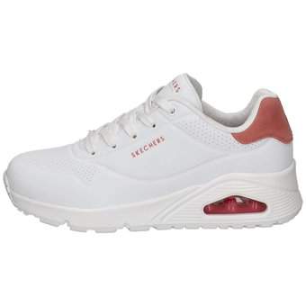 Skechers Uno Pop Back Sneaker in weiß