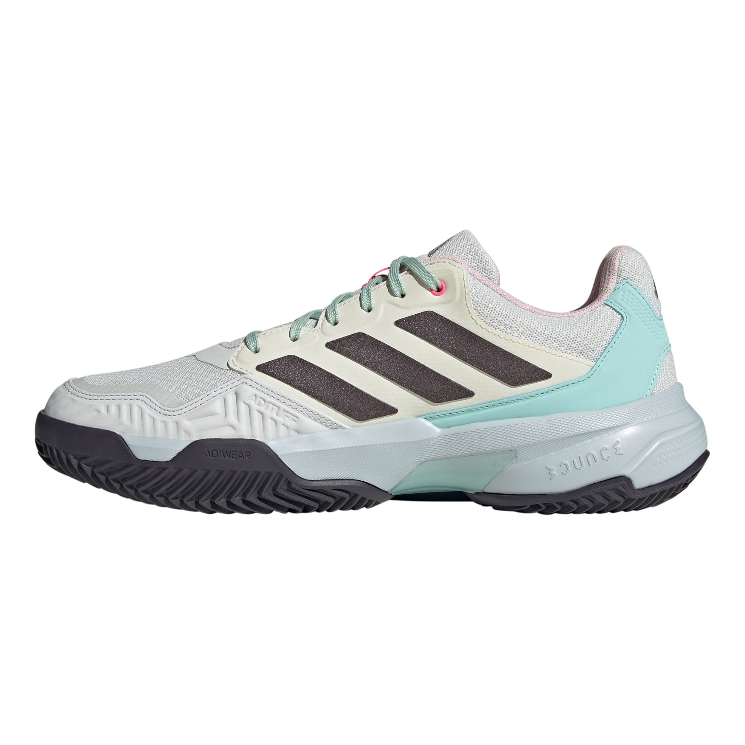 CourtJam Control 3 Sandplatzschuh Herren - Weiß, Grau