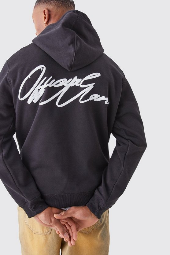 Man Hoodie mit Print