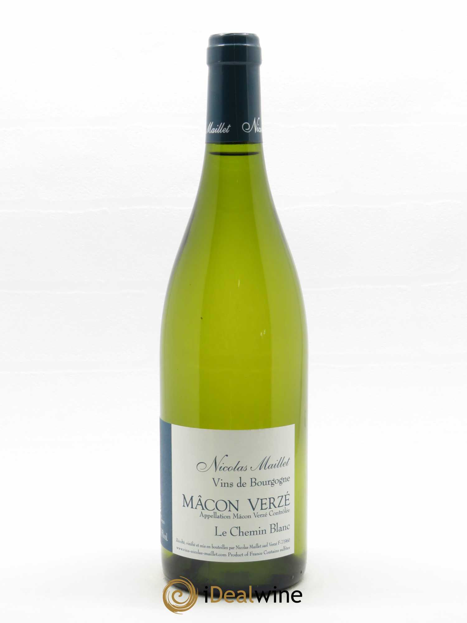 Mâcon-Verzé Le Chemin Blanc Nicolas Maillet  2020 - Lot de 1 Bouteille