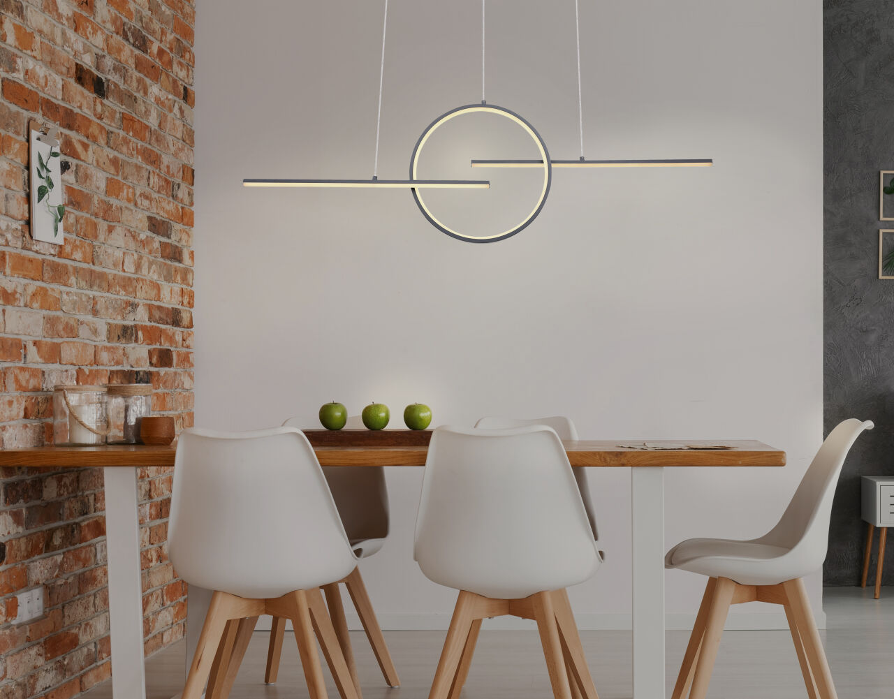 Globo Lighting - BARRAL - Hängeleuchte Metall Graphit, LED