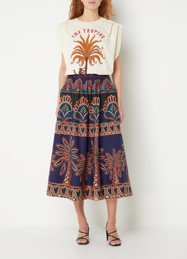 Μπλούζα Farm Rio Tropics Oversized