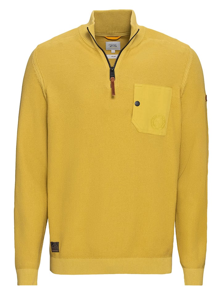 Camel Active Sweatshirt in Gelb günstig kaufen