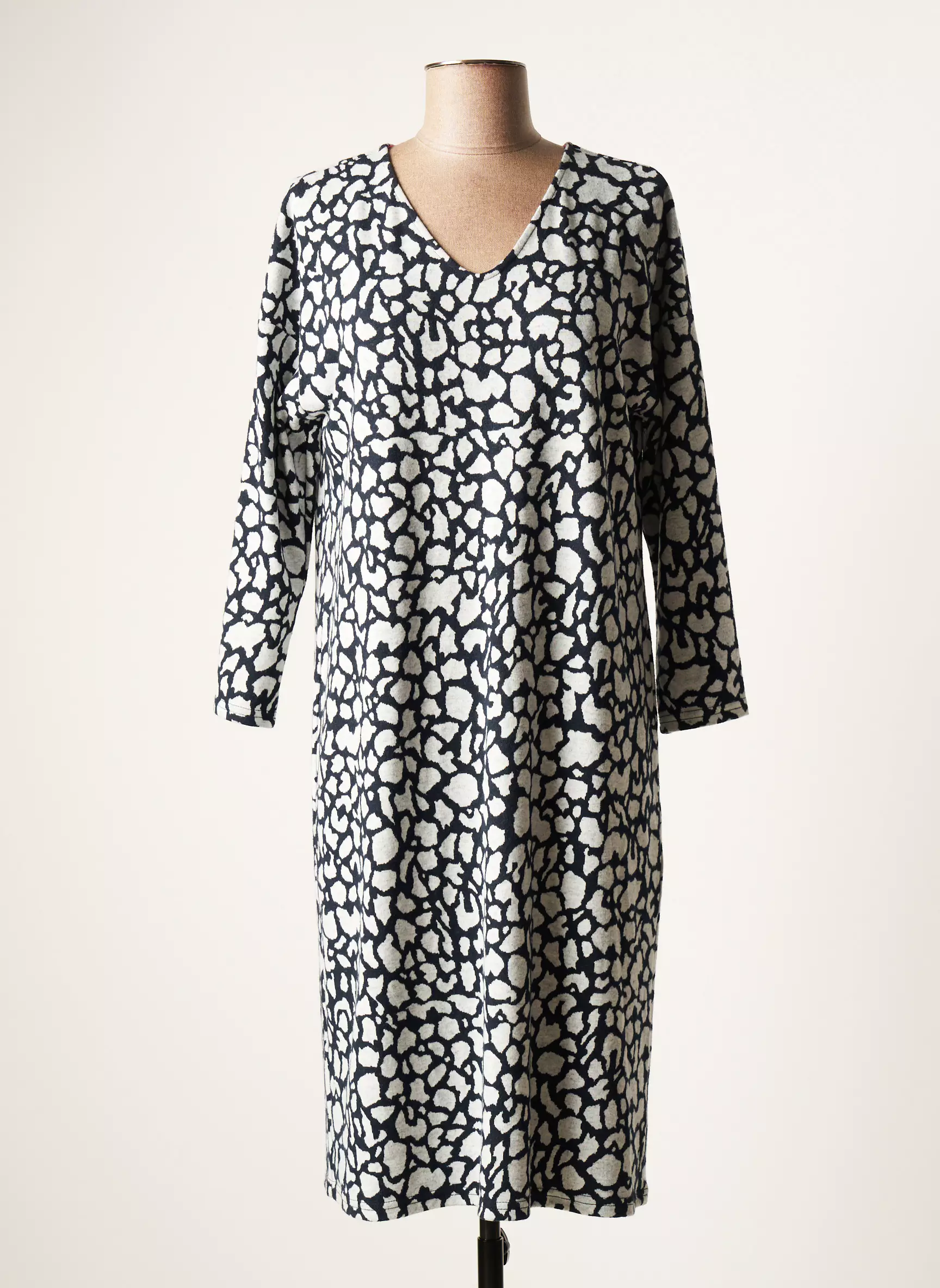 Street One Robes Mi Longues Femme couleur gris
