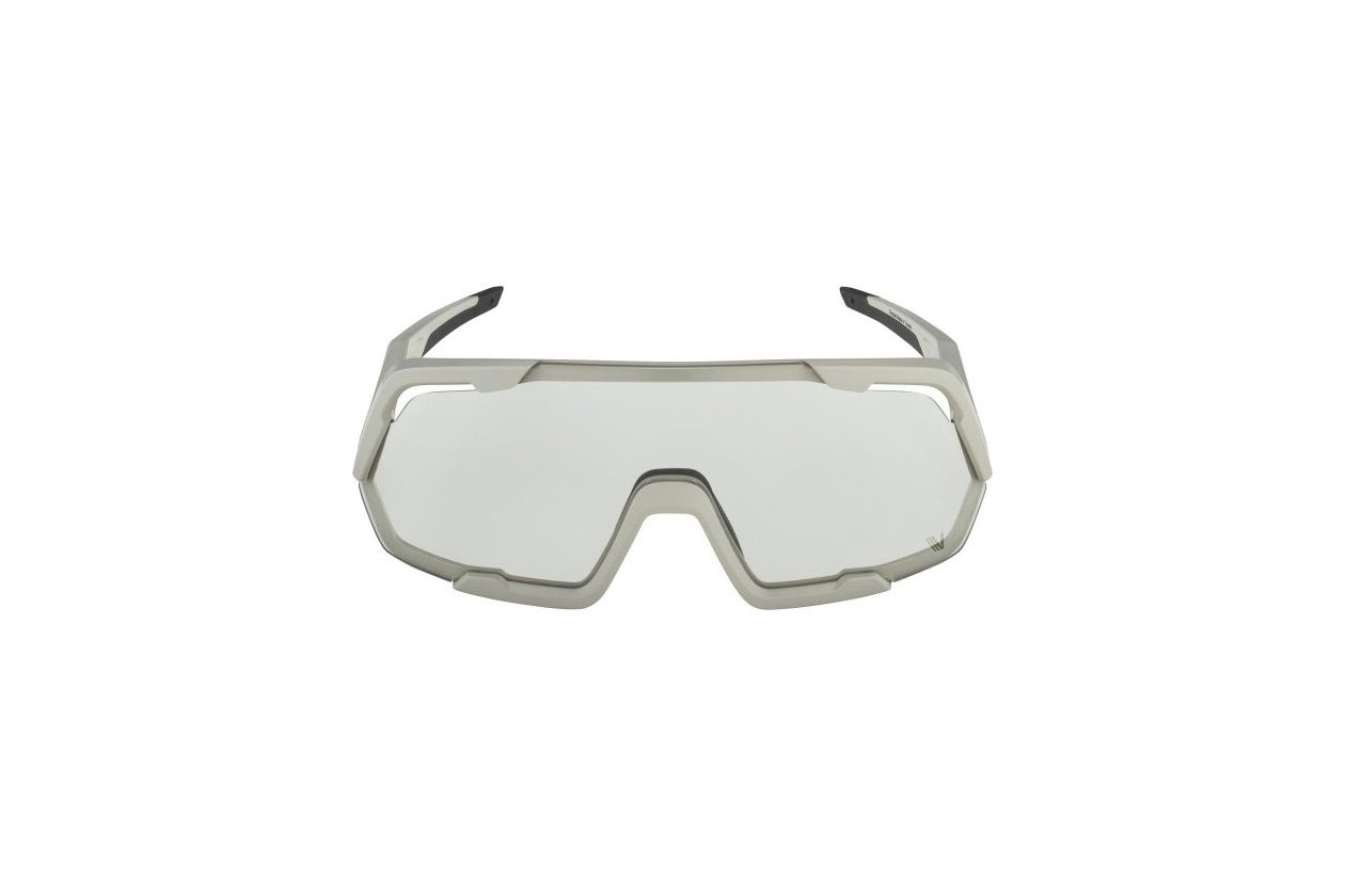 Alpina Rocket V cool-grey matt / clear lens