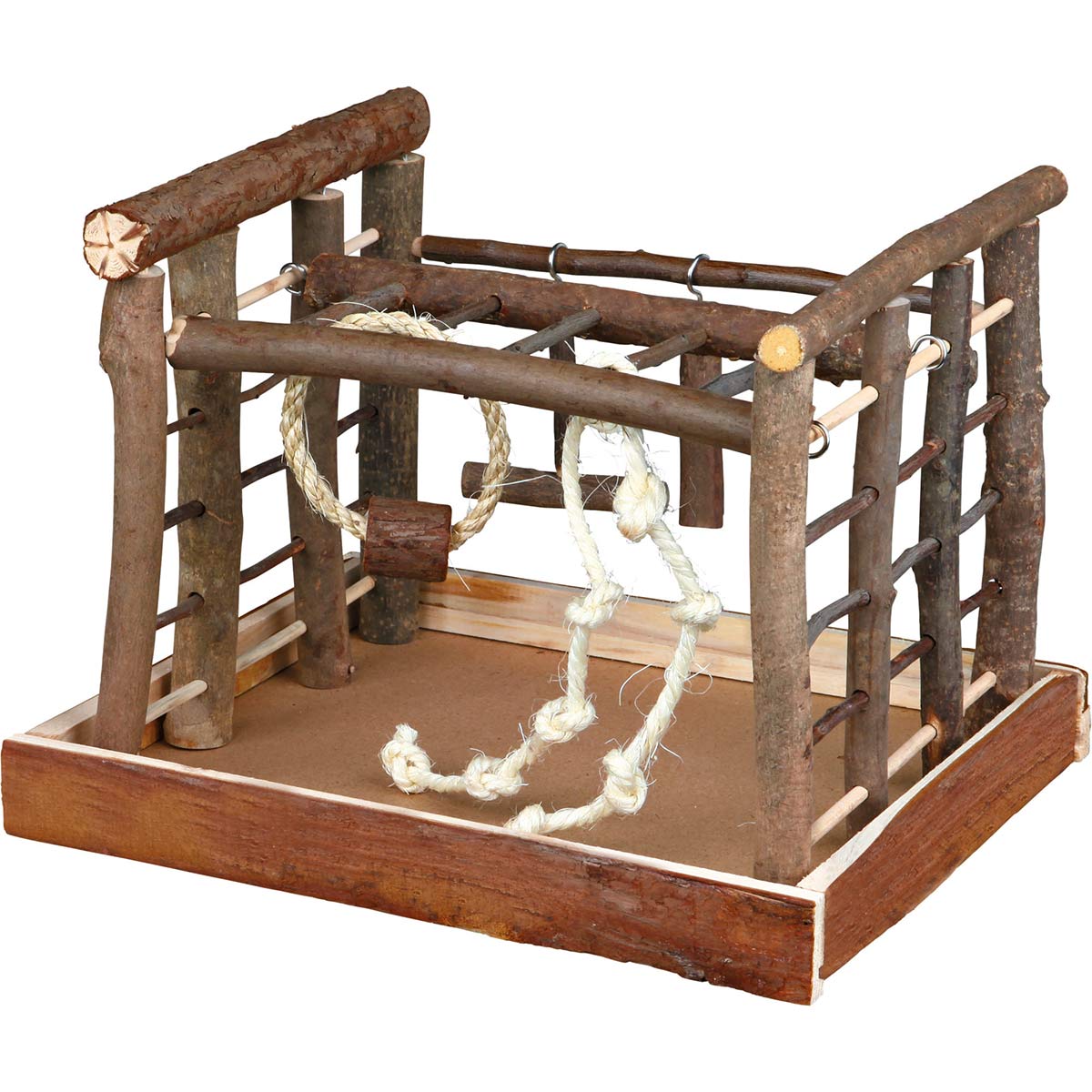 Trixie Spielplatz 2 aus Rindenholz günstig kaufen
