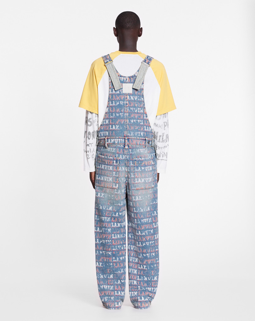 SALOPETTE AMPLE IMPRIMÉE LANVIN X FUTURE