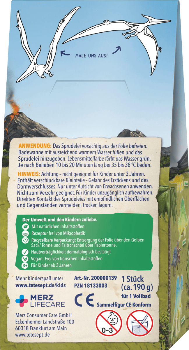 Kinder Badezusatz Badeüberraschung T-Rex-World, 1 St