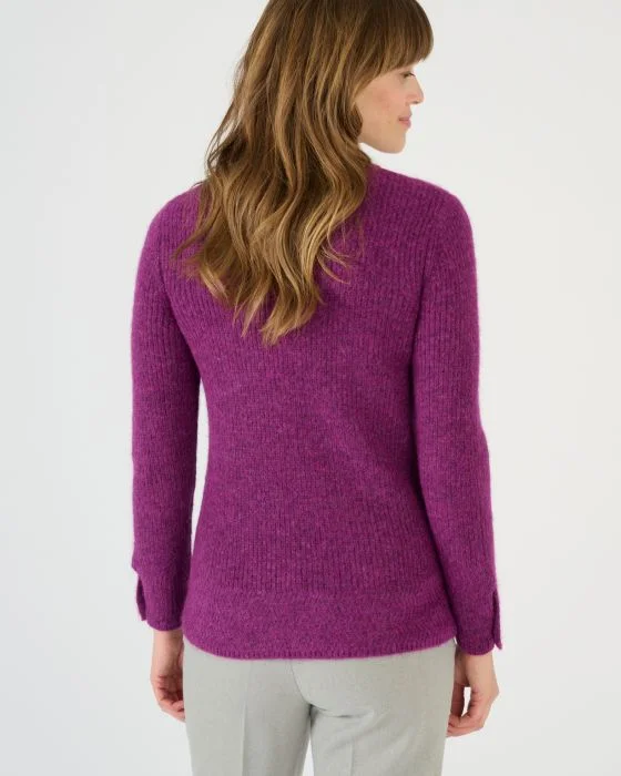 Pull maille perlée mélange alpaga