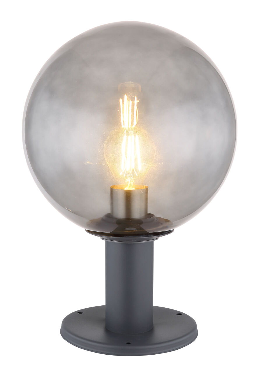 Globo Lighting - HEDWIG - Außenleuchte Aluminium Druckguss anthrazit, 1x E27 LED