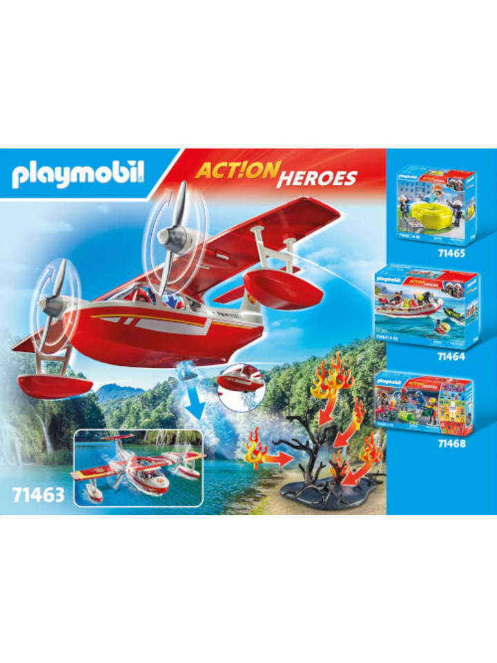 Playmobil Spielfigur Set Action Heroes Feuerwehrflugzeug mit Löschfunktion, 4-10 Jahre günstig kaufen onesize