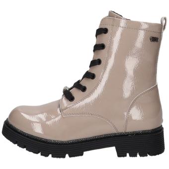 Barbarella Schnür Boots in beige